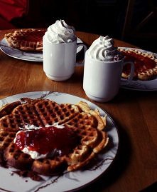 kuszące śniadanko.