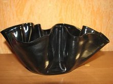 Miska z płyty winylowej.