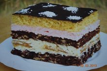 Jesienna biedronka ( z podwójnej porcji tort :)

CIASTO KRUCHE:
Składniki:
10 dag masła
2 żółtka gotowane
2 żółtka surowe
5 dag cukru pudru
20 dag mąki pszennej
1/2 płaskiej łyż...