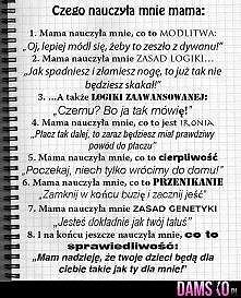 Czego nauczyła mnie mama