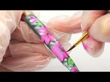 Nail Art by Liliya Sereditskaya (Floral Cocktail)