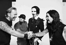 James Hetfield i Marlin Manson