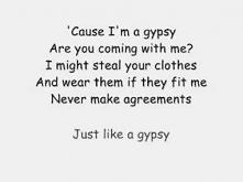 Shakira - Gypsy. Lyrics.wmv
