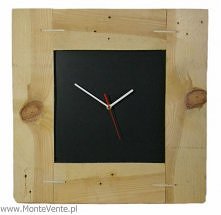 Zegar Natural Black II 45 x 45cm
To średniej wielkości zegar firmy Monte Vente wykonany z surowego drewna sosnowego z czarną tarczą. W tym modelu wykorzystano surowe deski z pal...
