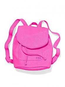 Różowy plecak