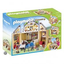 Playmobil 5418 - Game Box Stadnina Koni w Otwieranym Pudełku. Zestaw Playmobil 5418 dla dzieci od lat 4