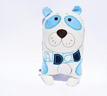 Miś z imieniem handmade od Lady Stump. Handmade toy