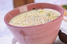 Kremowa zupa grochowa a la hummus :)