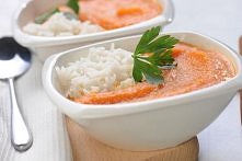 Zupa marchewkowo- pomarańczowa z imbirem :)