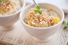 Zupa z dyni z chrupiącym ryżem :)