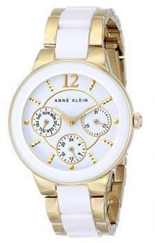 Złoto-biały zegarek z chronografem. Prawda, że wygląda ciekawie?