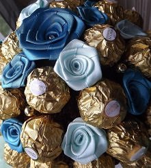 Bukiet mięta + turkus :)