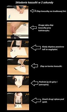 Jak szybko składać koszulki