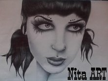 mój pierwszy portret czarny...