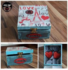 Skrzynka dla mojej chrześnicy Ameli:)