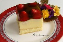 Ciasto z truskawkami i budy...