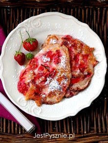 Placuszki z truskawkami - kliknij w Zszywkę po bajecznie prosty przepis!