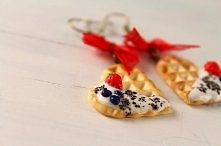 Kolczyki ciasteczka - więcej klik w foto