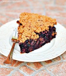 Razowe ciasto z jagodami. Przepis po kliknięciu w zdjęcie.