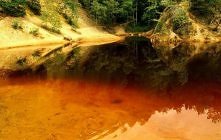 Jedno z Kolorowych jezior w Rudawach Janowieckich.