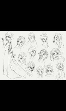 Elsa's faces