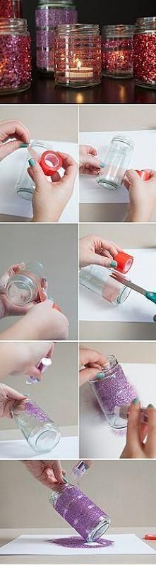 Brokatowe świeczniki