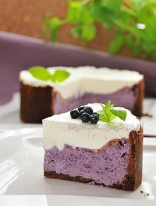 Spód i boki:

250 g herbatników kakaowych 
100 g margaryny (albo masła)
Herbatniki dokładnie rozkruszyć, odłożyć 2 łyżki miałkich ciastek. Masło roztopić i wlać do pokruszonych ...