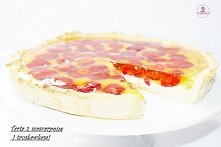 Tarta z truskawkami
 
    Tarta:
    500gram mąki tortowej typ 450
    3 jajka,
    Margaryna 250 gram
    2 łyżki śmietany 18 % ,
    2 łyżki cukru pudru.
    Blaszka ceramiczn...