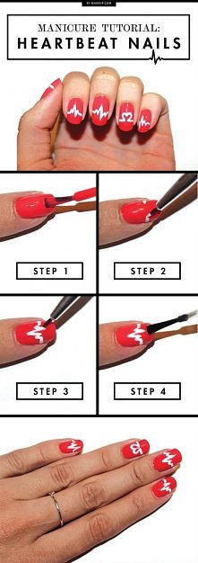 Paznokcie z linią życia. ;)