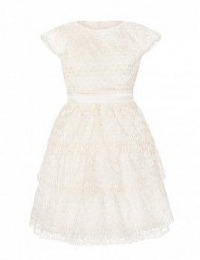 Sukienka koronkowa z 3 falb...