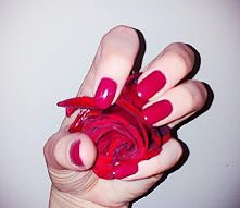 Red nails Revlon
