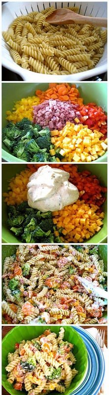 Sałatka z makaronem