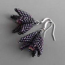 Kolczyki wykonane techniką ...