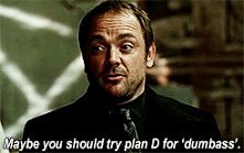 Maybe you shoult try plan D for 'dumbass'.