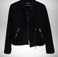 ATMOSPHERE - Śliczna ramoneska/kurtka ze złotymi zamkami