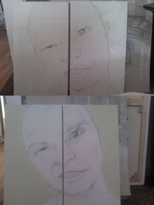 Portret w ołówku