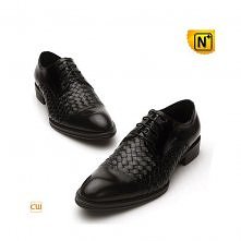 Italian Leather Woven Oxford Shoes CW762002