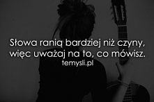 Słowa ranią bardziej...