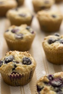 muffiny jagodowe z lawendą