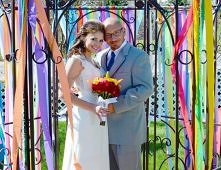 Wedding in colors of rainbo...