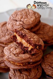 Ciasteczka brownie z masłem orzechowym