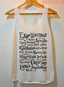 Koszulka z zaklęciami z HP