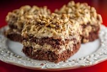 Składniki na biszkopt: 6 jajek 200 g cukru 3 budynie waniliowe lub śmietankowe 1 czubata łyżka kakao 1 czubata łyżka mąki pszennej 1 łyżka proszku do pieczenia Białka oddzielić ...