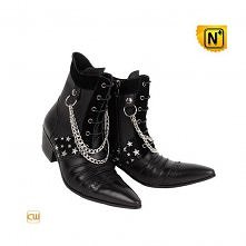 Fashion Leather Dress Boots Mens CW769135
