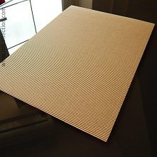 Papier do scrapbookingu taktura falista brązowa A4