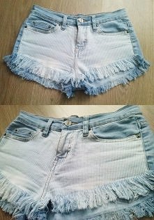 delikatne szorty DIY :)