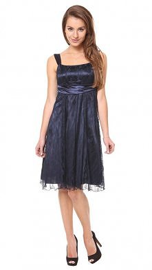 Sukienka koronkowa granatowa Ami do kupienia na Ribell.pl