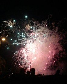 pokaz fajerwerków Ustka 2013