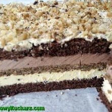 Ciasto kremowo – czekoladowe

    Składniki
    jajka - 13
    mąka pszenna -
    mąka ziemniaczana -
    cukier puder -
    cukier kryształ -
    kakao -
    proszek do pieczen...