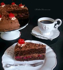 tort czekoladowo wiśniowy